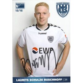 Autogramm Fussball | SV Babelsberg 03 | 2015 | Laurits SCHULZE BUSCHHOFF