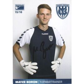 Autogramm Fussball | SV Babelsberg 03 | 2015 | Matthias BORON