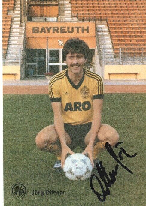 Autogramm Fussball | SpVgg Bayreuth | 1980er | Jörg DITTWAR