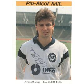 Autogramm Fussball | Blau-Weiss 90 Berlin | 1989 | Johann KRAMER