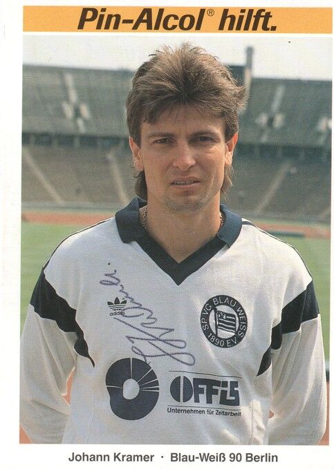 Autogramm Fussball | Blau-Weiss 90 Berlin | 1989 | Johann KRAMER