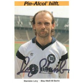 Autogramm Fussball | Blau-Weiss 90 Berlin | 1989 | Stanislav LEVY