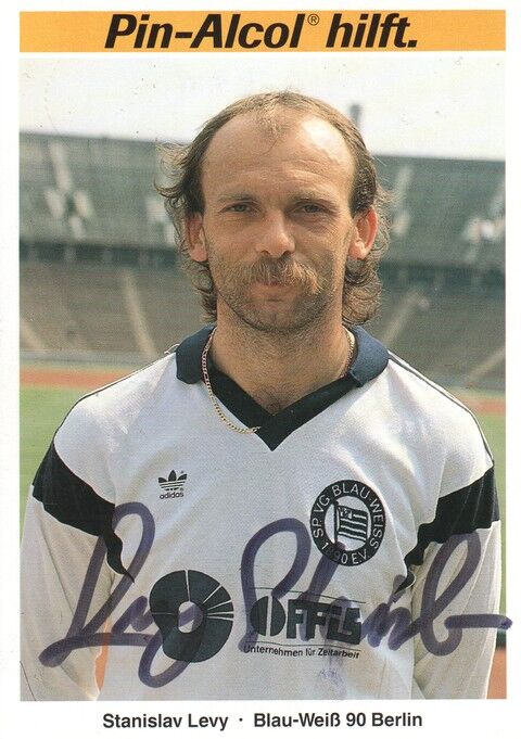 Autogramm Fussball | Blau-Weiss 90 Berlin | 1989 | Stanislav LEVY