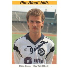 Autogramm Fussball | Blau-Weiss 90 Berlin | 1989 | Stefan DINAUER