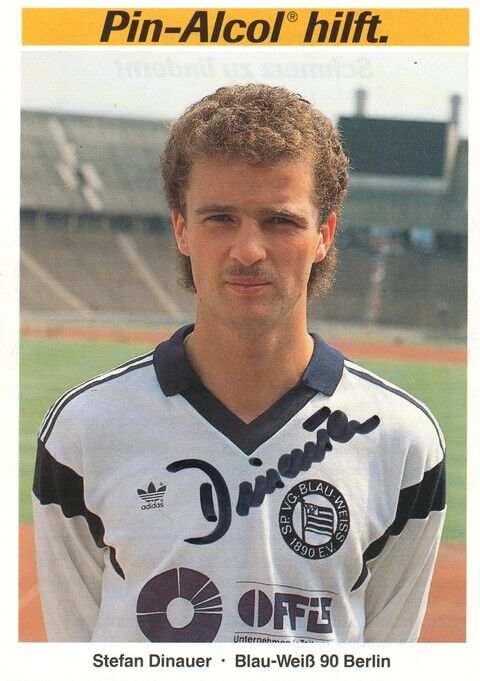 Autogramm Fussball | Blau-Weiss 90 Berlin | 1989 | Stefan DINAUER