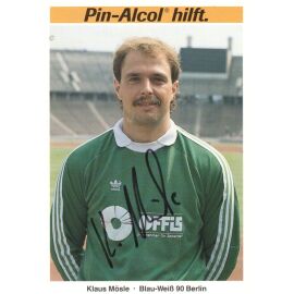Autogramm Fussball | Blau-Weiss 90 Berlin | 1988 | Klaus MÖSLE