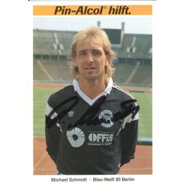 Autogramm Fussball | Blau-Weiss 90 Berlin | 1989 | Michael SCHMIDT
