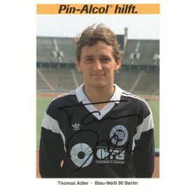 Autogramm Fussball | Blau-Weiss 90 Berlin | 1989 | Thomas ADLER