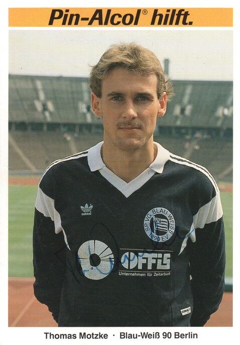 Autogramm Fussball | Blau-Weiss 90 Berlin | 1989 | Thomas MOTZKE