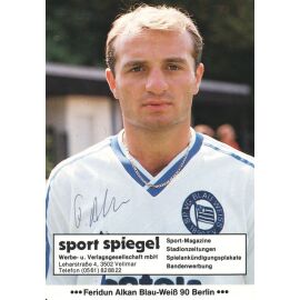 Autogramm Fussball | Blau-Weiss 90 Berlin | 1985 | Feridun ALKAN