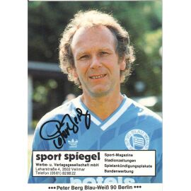 Autogramm Fussball | Blau-Weiss 90 Berlin | 1986 | Peter BERG