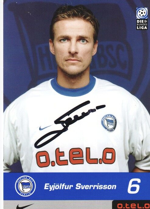 Autogramm Fussball | Hertha BSC Berlin | 2000 | Eyjölfur SVERRISSON
