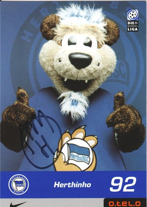 Autogramm Fussball | Hertha BSC Berlin | 2000 | HERTHINHO (Maskottchen)