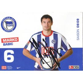 Autogramm Fussball | Hertha BSC Berlin | 2008 | Marko BABIC