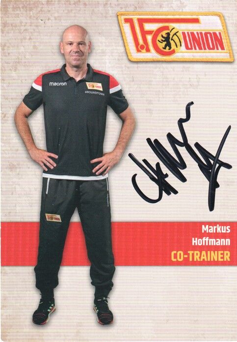 Autogramm Fussball | 1. FC Union Berlin | 2019 | Markus HOFFMANN