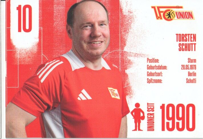 Autogramm Fussball | 1. FC Union Berlin | 2020er TM | Torsten SCHUTT