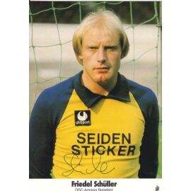 Autogramm Fussball | DSC Arminia Bielefeld | 1981 | Friedel SCHÜLLER