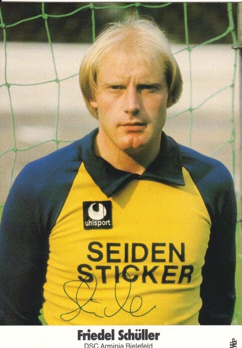 Autogramm Fussball | DSC Arminia Bielefeld | 1981 | Friedel SCHÜLLER