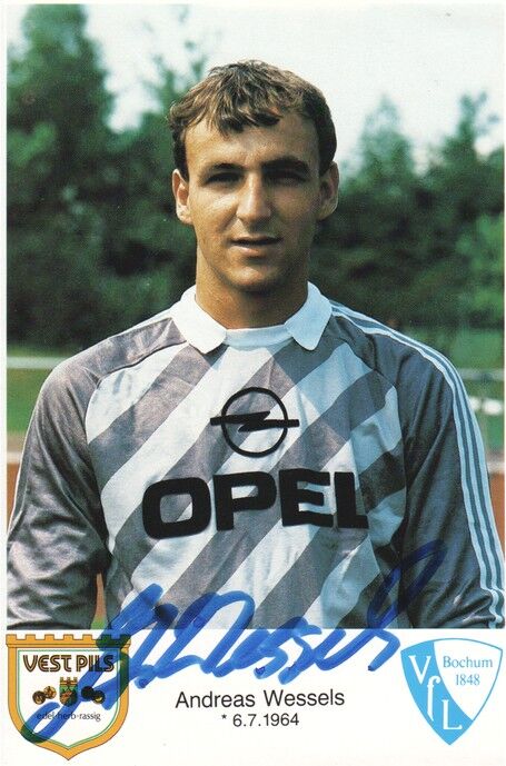 Autogramm Fussball | VfL Bochum | 1986 | Andreas WESSELS