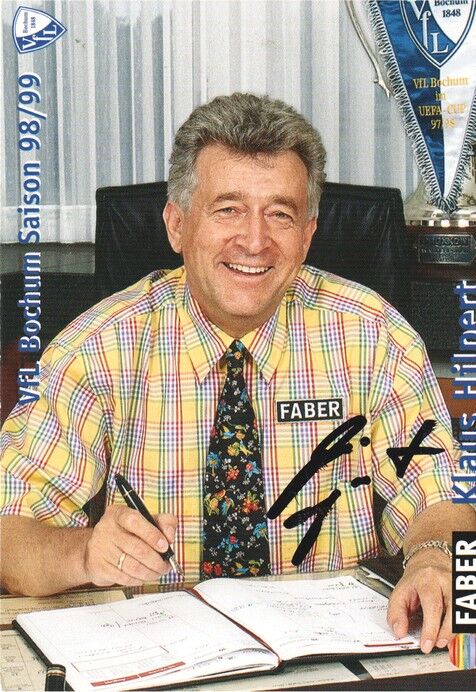 Autogramm Fussball | VfL Bochum | 1998 | Klaus HILPERT