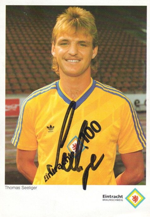 Autogramm Fussball | Eintracht Braunschweig | 1989 | Thomas SEELIGER (2)