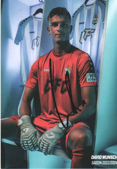 Autogramm Fussball | Chemnitzer FC | 2023 | David WUNSCH