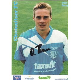 Autogramm Fussball | Chemnitzer FC | 1990er Taxofit | Olaf RENN