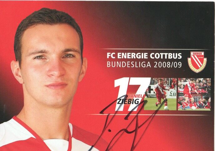Autogramm Fussball | FC Energie Cottbus | 2008 | Daniel ZIEBIG
