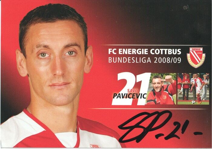 Autogramm Fussball | FC Energie Cottbus | 2008 | Savo PAVICEVIC