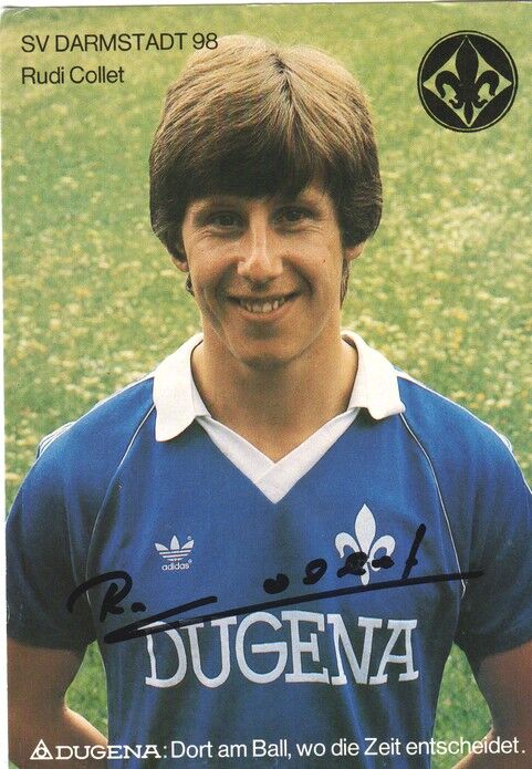 Autogramm Fussball | SV Darmstadt 98 | 1982 | Rudi COLLET