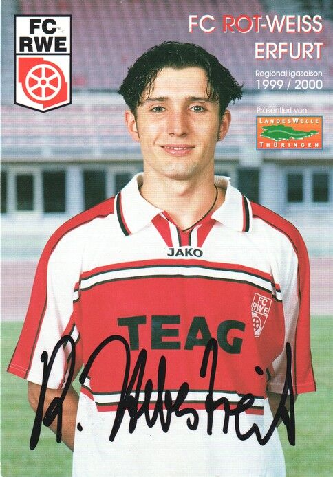 Autogramm Fussball | FC Rot-Weiss Erfurt | 1999 | Ronny HEBESTREIT