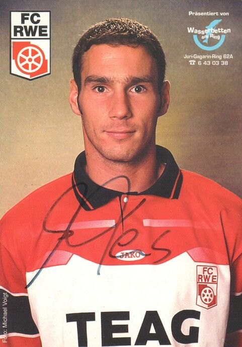 Autogramm Fussball | FC Rot-Weiss Erfurt | 1998 | Andre TEWS