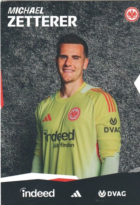 Autogramm Fussball | Eintracht Frankfurt | 2025 | Michael ZETTERER