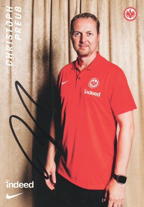 Autogramm Fussball | Eintracht Frankfurt | 2023 | Christoph PREUSS