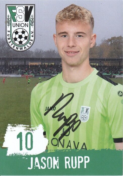 Autogramm Fussball | FSV Union Fürstenwalde | 2019 | Jason RUPP
