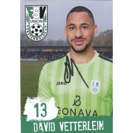 Autogramm Fussball | FSV Union Fürstenwalde | 2019 | David VETTERLEIN