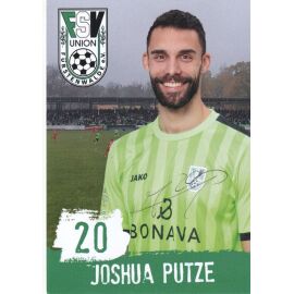 Autogramm Fussball | FSV Union Fürstenwalde | 2019 | Joshua PUTZE