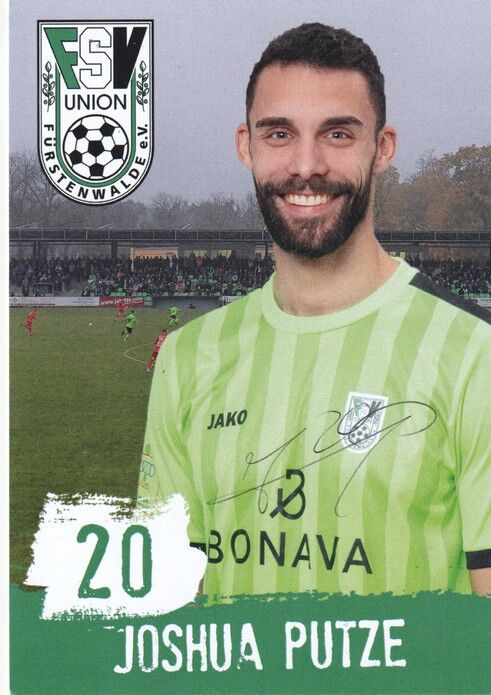 Autogramm Fussball | FSV Union Fürstenwalde | 2019 | Joshua PUTZE