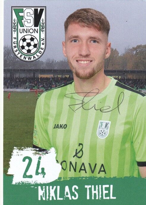 Autogramm Fussball | FSV Union Fürstenwalde | 2019 | Niklas THIEL