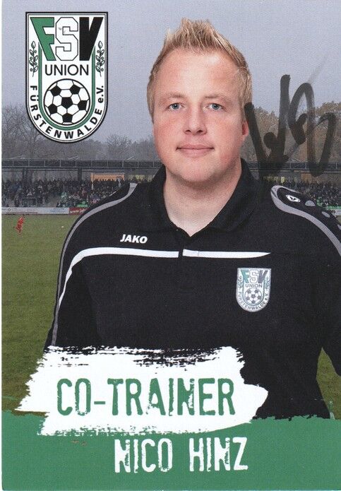 Autogramm Fussball | FSV Union Fürstenwalde | 2019 | Nico HINZ