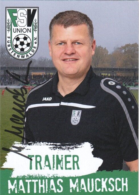 Autogramm Fussball | FSV Union Fürstenwalde | 2019 | Matthias MAUCKSCH