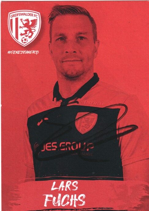 Autogramm Fussball | Greifswalder FC | 2023 | Lars FUCHS