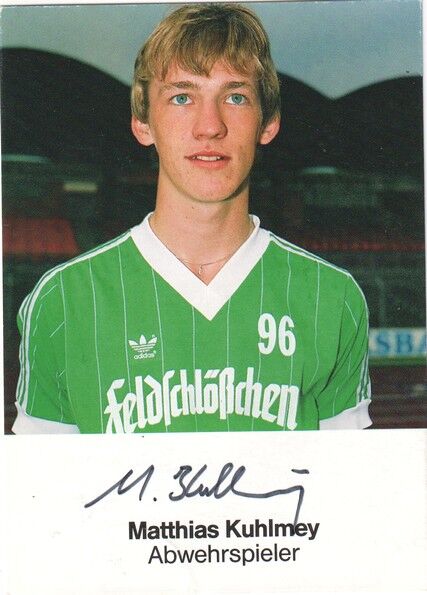Autogramm Fussball | Hannover 96 | 1984 | Matthias KUHLMEY