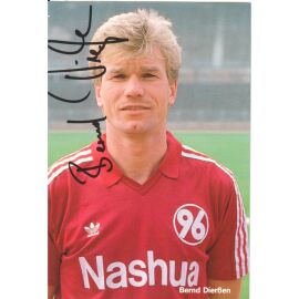 Autogramm Fussball | Hannover 96 | 1989 Druck | Bernd DIERSSEN