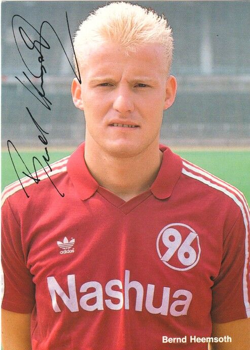 Autogramm Fussball | Hannover 96 | 1989 Druck | Bernd HEEMSOTH