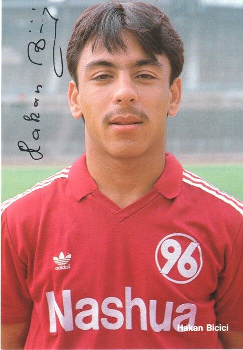 Autogramm Fussball | Hannover 96 | 1989 Druck | Hakan BICICI