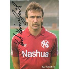 Autogramm Fussball | Hannover 96 | 1989 Druck | Karl-Heinz GEILS