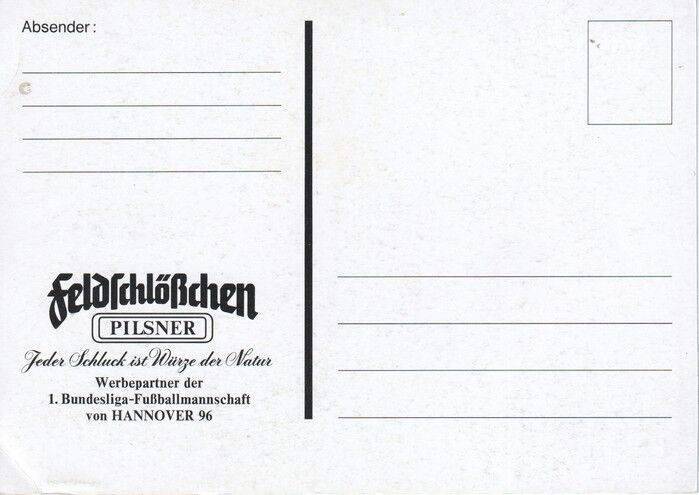 Autogramm Fussball | Hannover 96 | 1987 Druck | Bastian HELLBERG