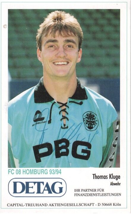 Autogramm Fussball | FC Homburg | 1993 | Thomas KLUGE