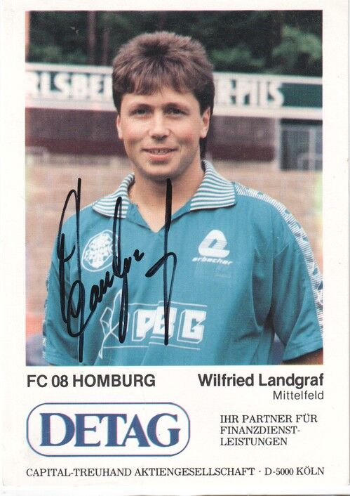 Autogramm Fussball | FC Homburg | 1992 | Willi LANDGRAF